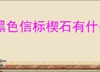 黑色信标楔石有什么用,黑色信标楔石作用一览