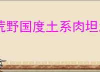 荒野国度土系肉坦怎么玩,荒野国度土系肉坦队搭配攻略