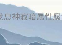 龙息神寂暗属性腐蚀队怎么玩,龙息神寂暗属性腐蚀队搭配攻略