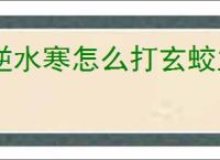 逆水寒怎么打玄蛟主,逆水寒玄蛟主打法技巧