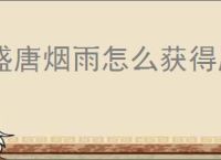 盛唐烟雨怎么获得服饰与藏品,盛唐烟雨服饰与藏品获取途径