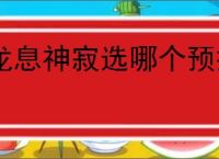 龙息神寂选哪个预抽卡角色,龙息神寂预抽卡角色推荐