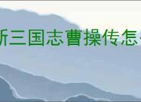 新三国志曹操传怎么过李儒之影,新三国志曹操传李儒之影关卡流程
