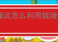 偃武怎么利用城墙卡怪,偃武城墙卡怪操作教程