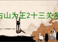 占山为王2十三关怎么过,占山为王2十三关满星攻略