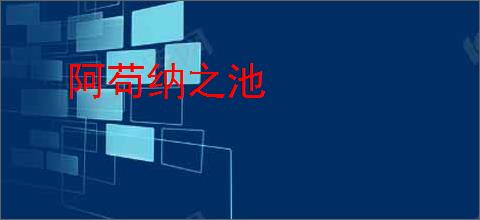阿苟纳之池